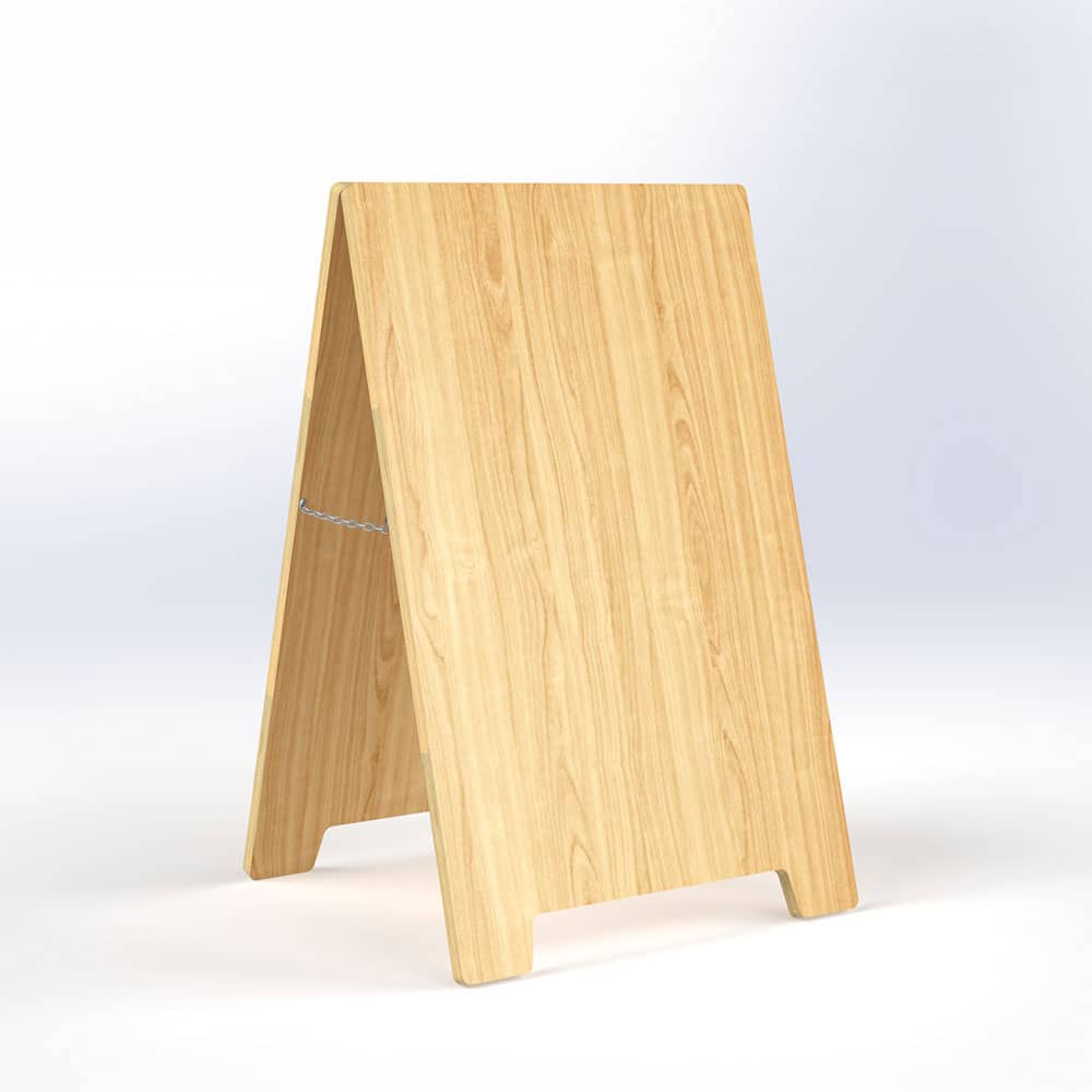 Printed Wooden A-Frame Printed Wooden A-Frame