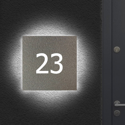Illuminated House Sign Number 