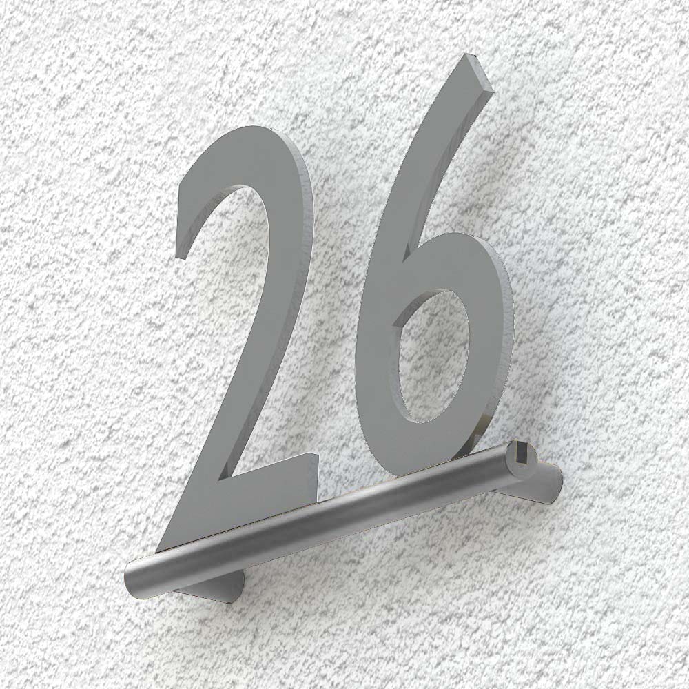 Projecting Building Address Number Sign