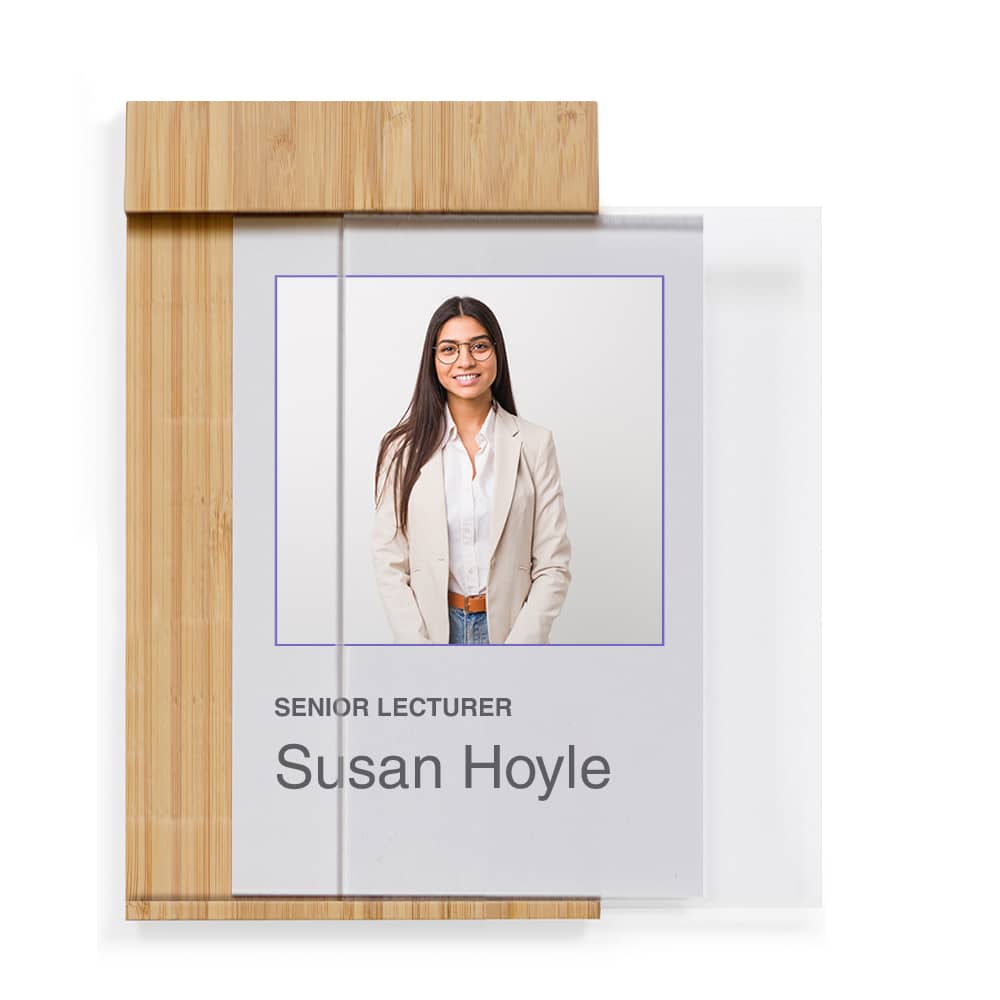 Bamboo Paper Insert Wall Signs | Signbox