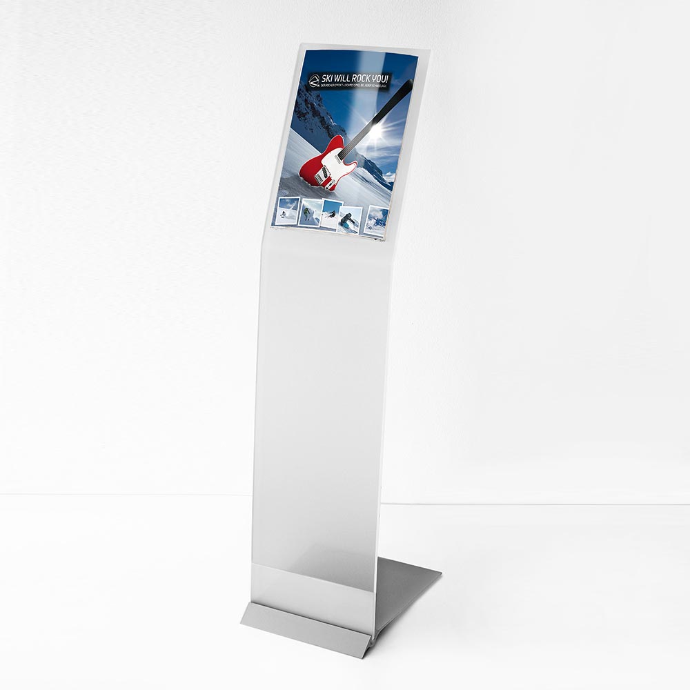 Presstissimo - Floorstand for graphics panel sign