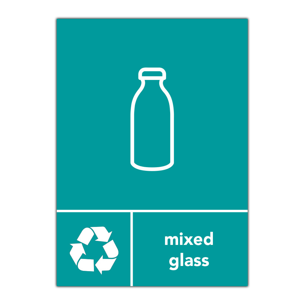 Recycling Sign Vinyl Sticker Recycling Sign Vinyl Sticker