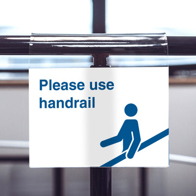 Handrail Sign