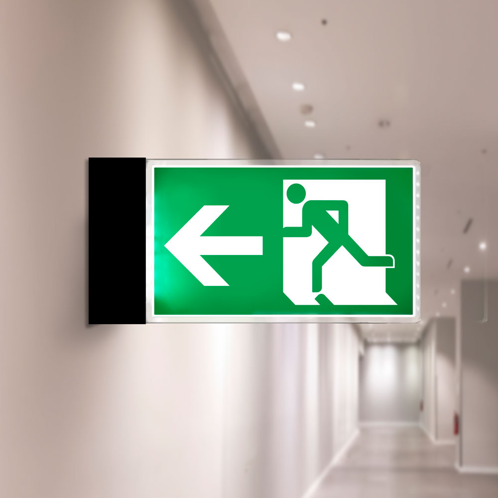 Projecting Fire Exit Sign Projecting Fire Exit Sign