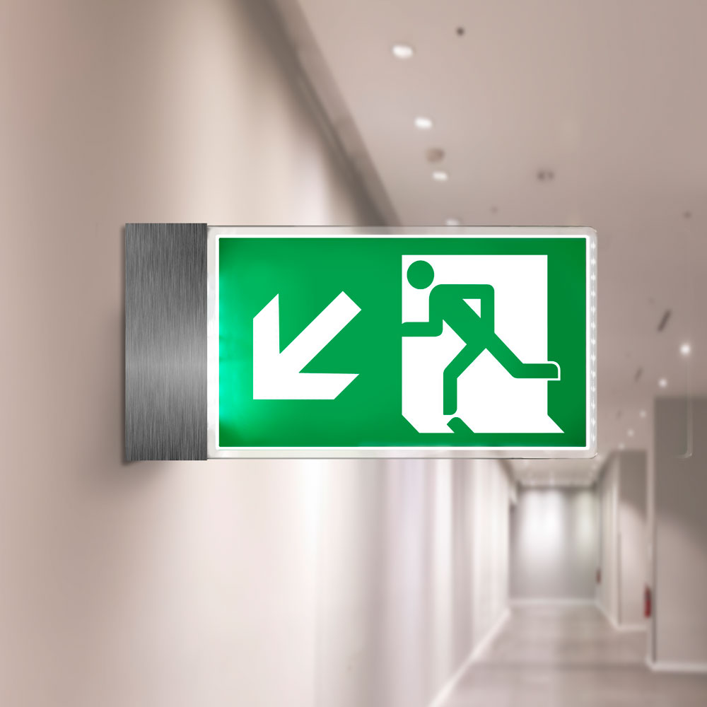 Projecting Fire Exit Sign Projecting Fire Exit Sign