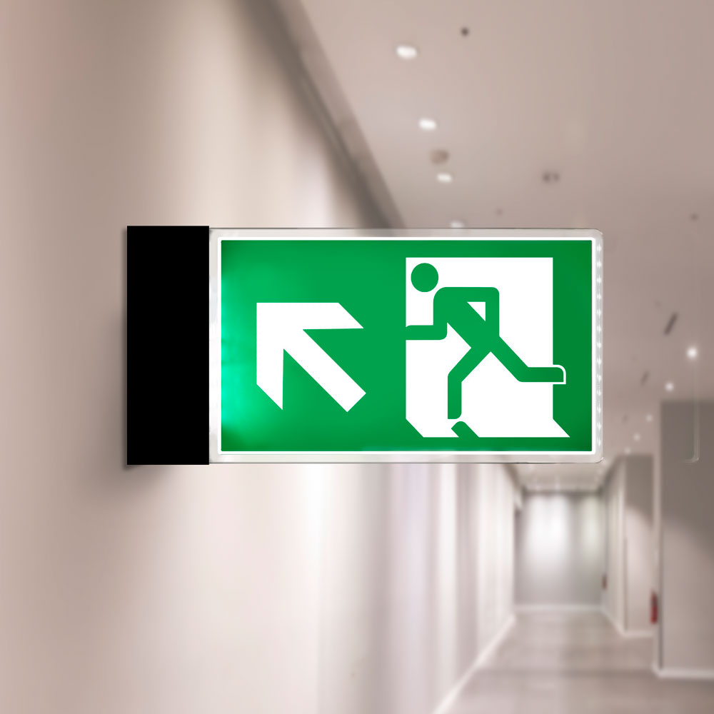 Projecting Fire Exit Sign Projecting Fire Exit Sign
