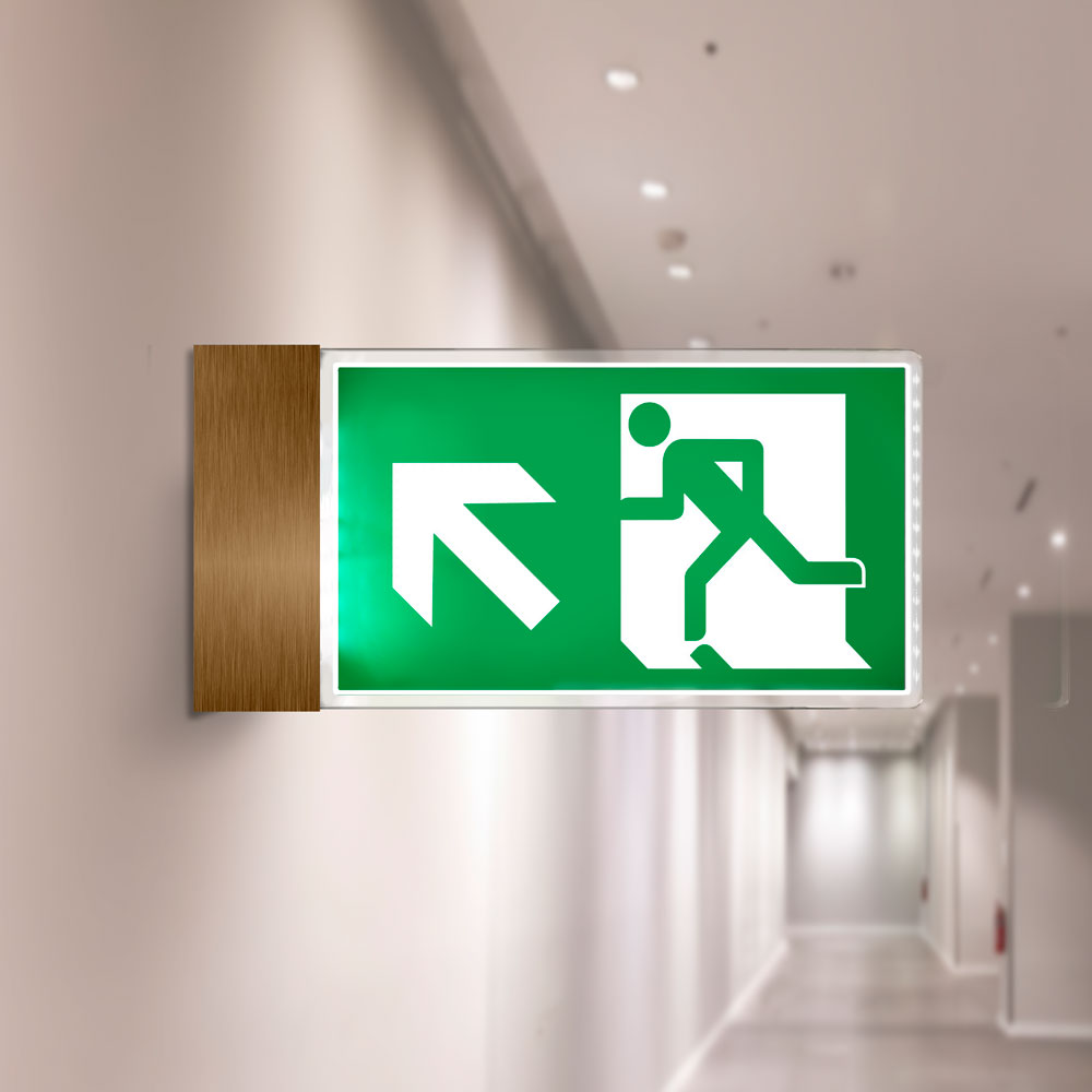 Projecting Fire Exit Sign Projecting Fire Exit Sign