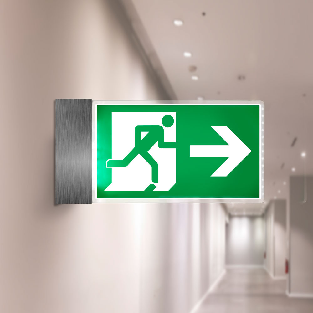 Projecting Fire Exit Sign Projecting Fire Exit Sign