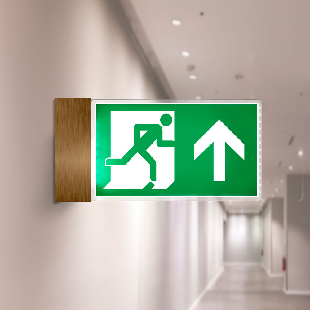 Projecting Fire Exit Sign Projecting Fire Exit Sign