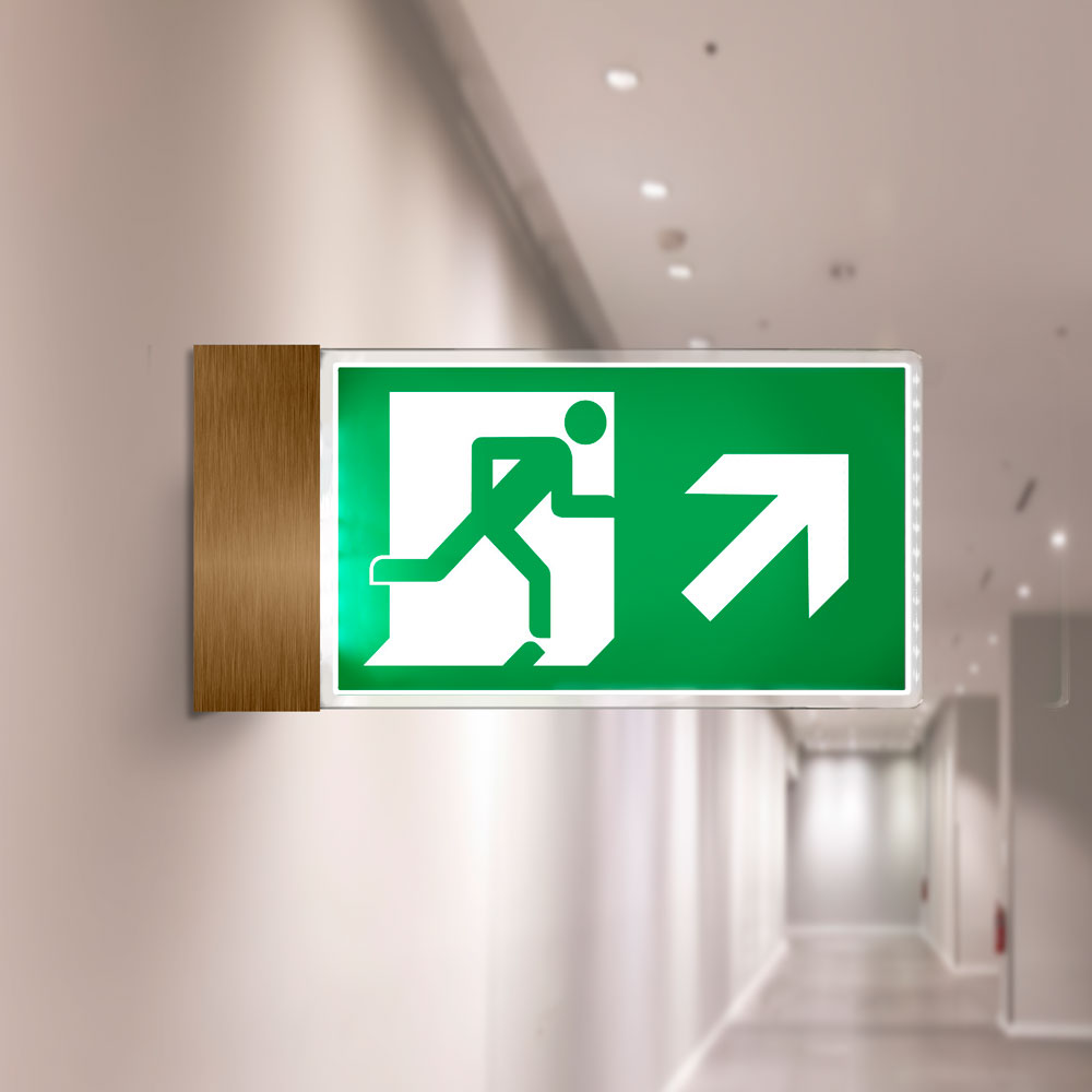 Projecting Fire Exit Sign Projecting Fire Exit Sign