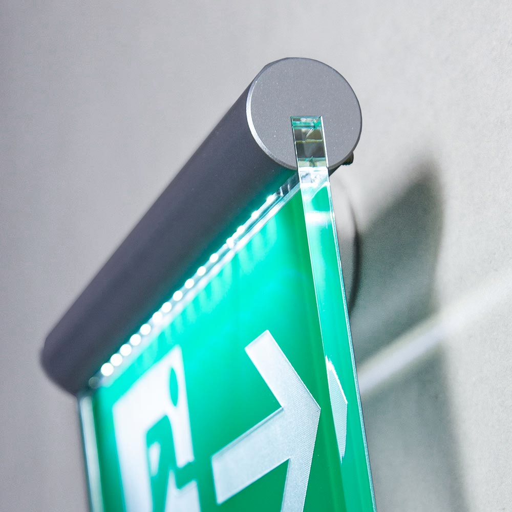 illuminated fire exit sign illuminated fire exit sign