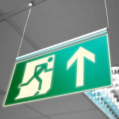 Fire Exit Sign - Photoluminescent 