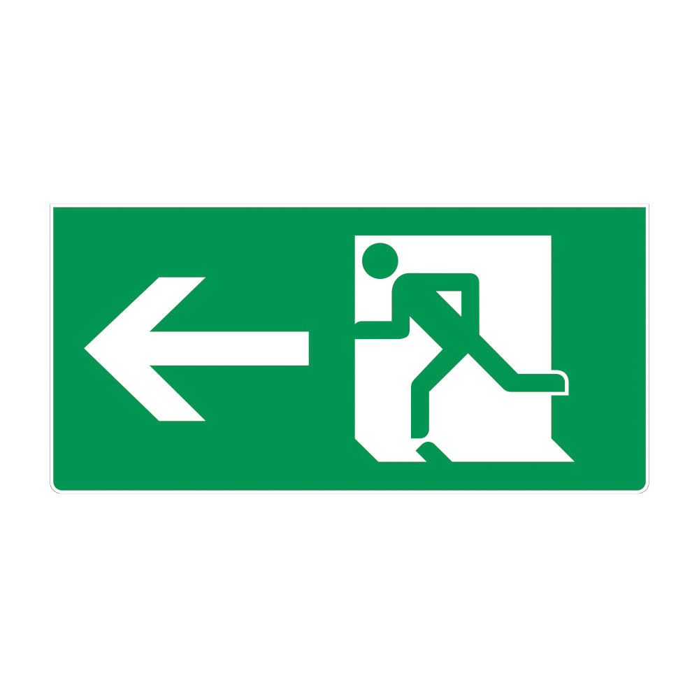 Fire Exit Vinyl Sticker Sign Fire Exit Vinyl Sticker Sign