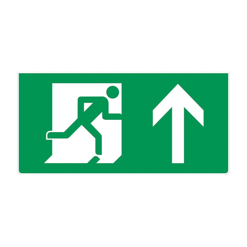 Fire Exit Vinyl Sticker Sign Fire Exit Vinyl Sticker Sign