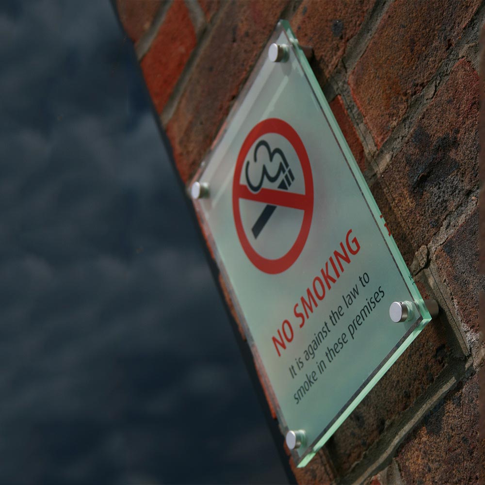 No smoking - Outdoor sign