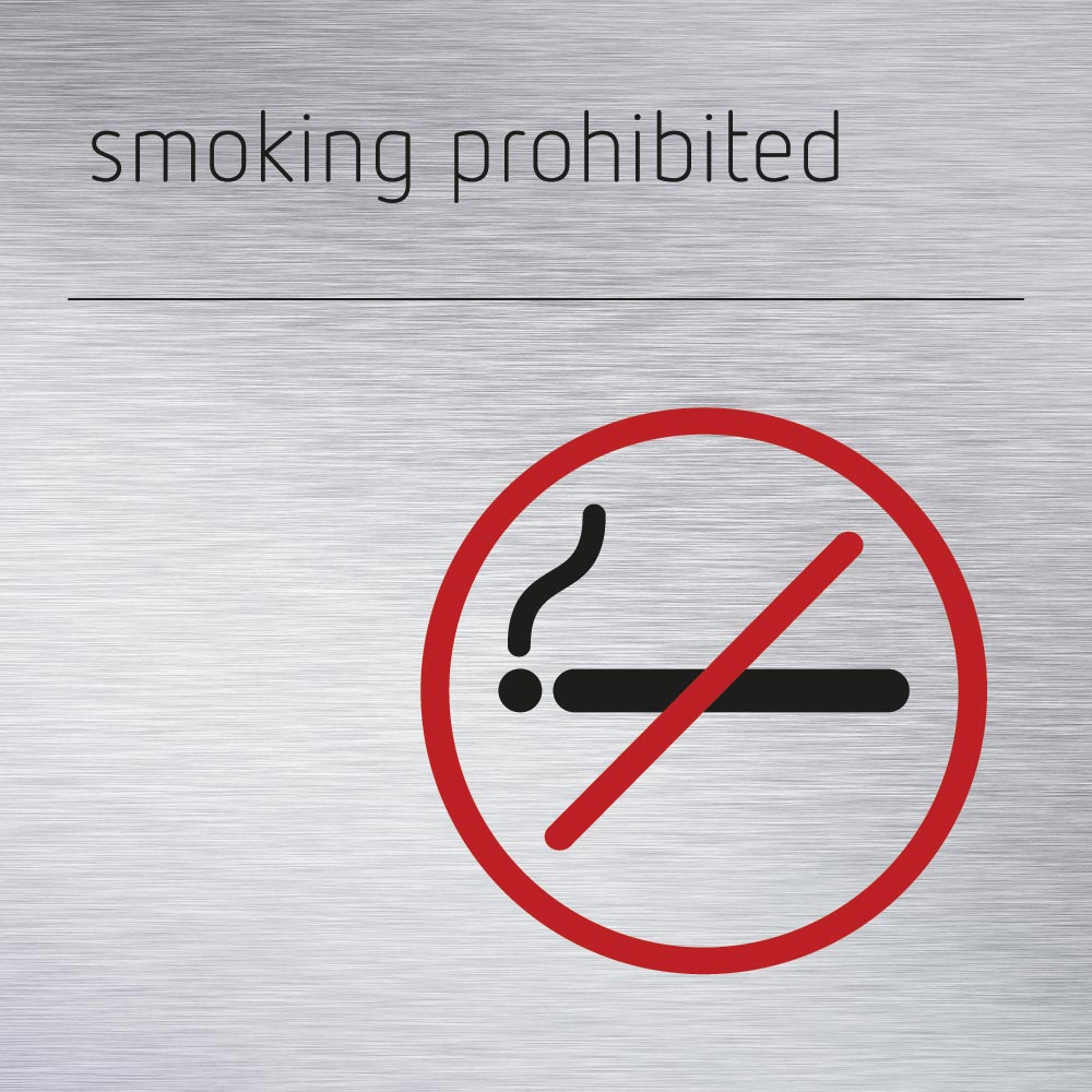 smoking prohibited sign