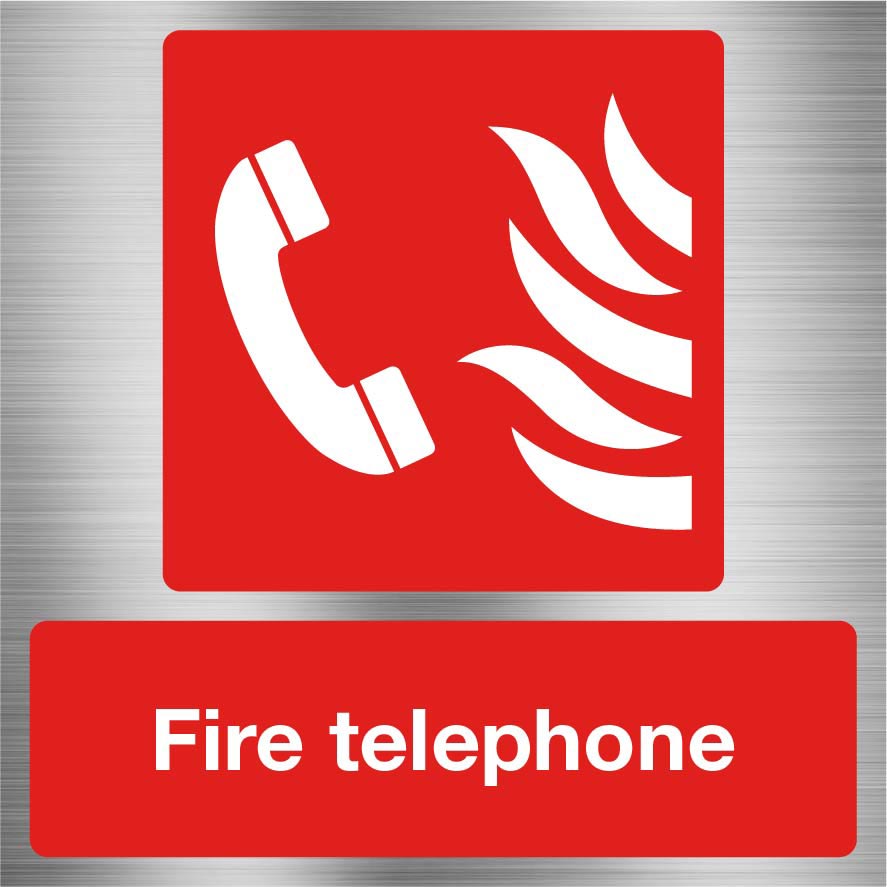 Fire Telephone Sign Fire Telephone Sign
