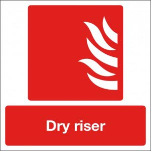 Dry Riser Sign