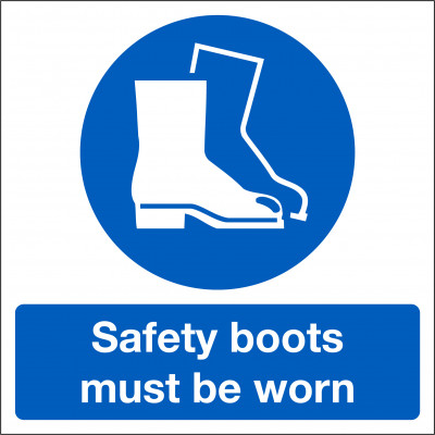 Safety Boots Must Be Worn