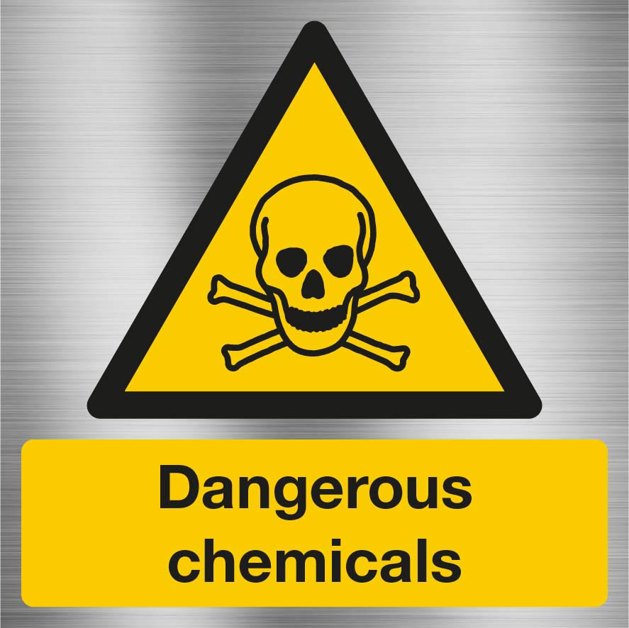 Dangerous Chemicals Sign