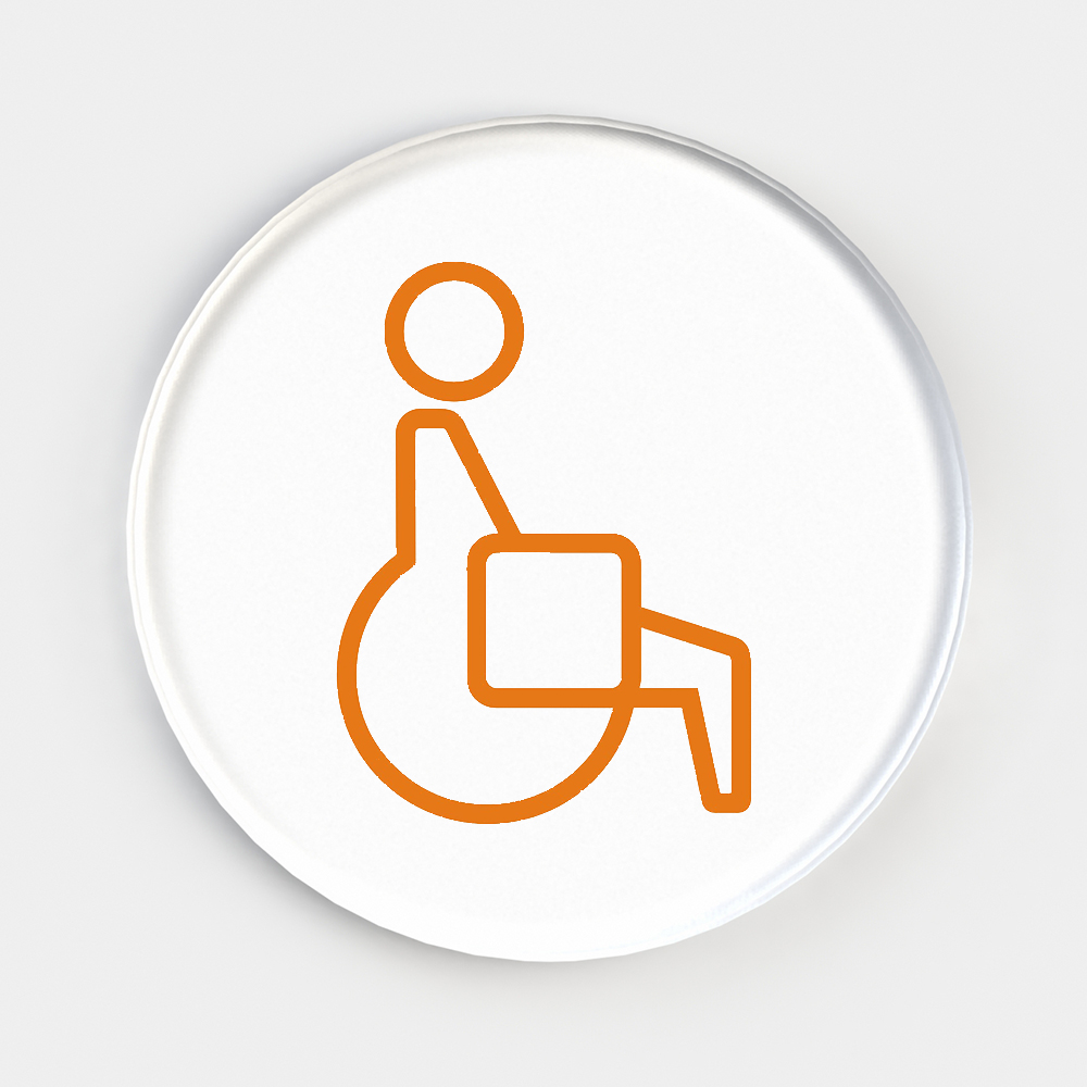 Picto Deco Washroom Signage - Disabled / Accessable