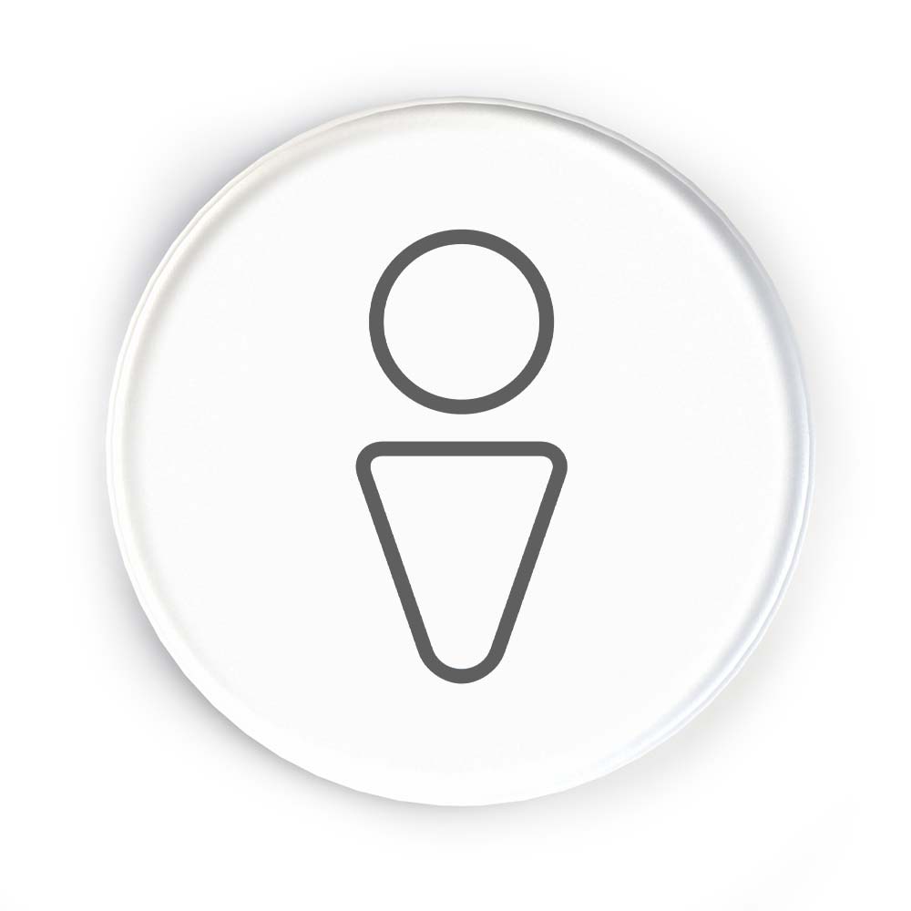 Disc Door Sign Icon - Male 