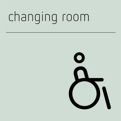 Changing Room Accessible Sign