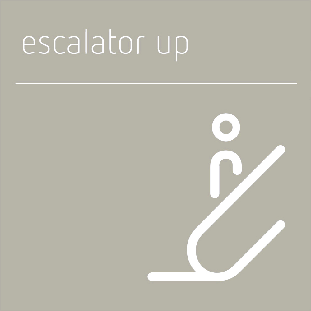 Escalator Up sign