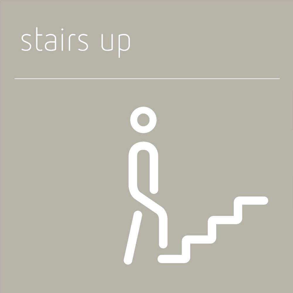 Stairs Up sign