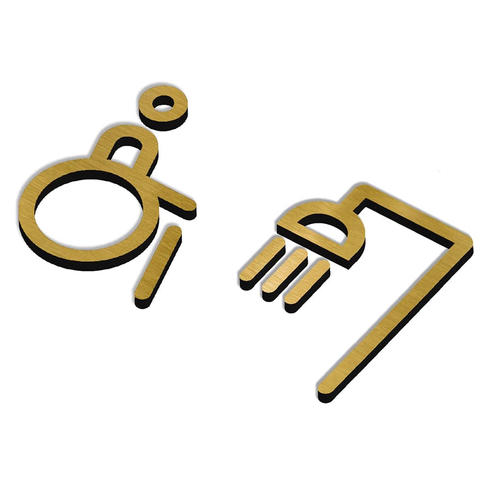 Netto Icon Range - Sign - Disabled Shower