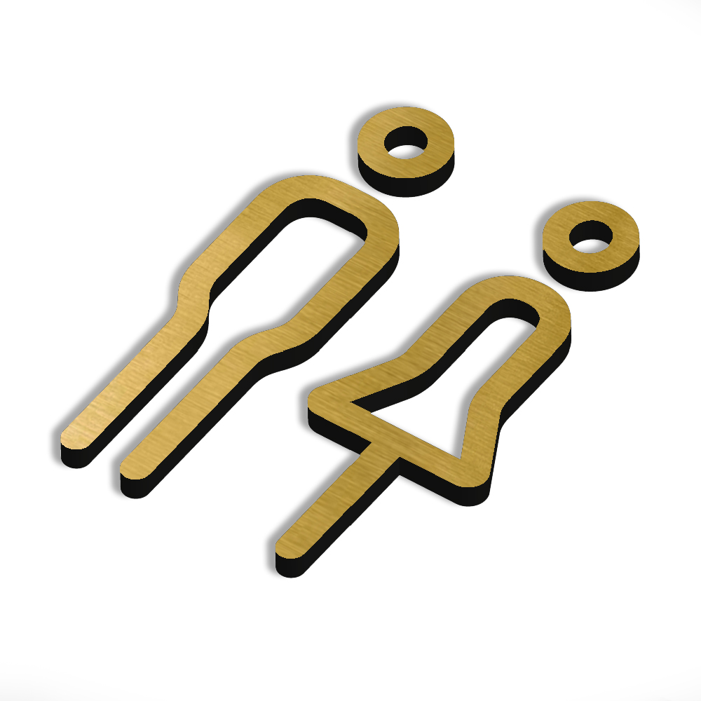 Netto Icon Range - Sign - Female and Male