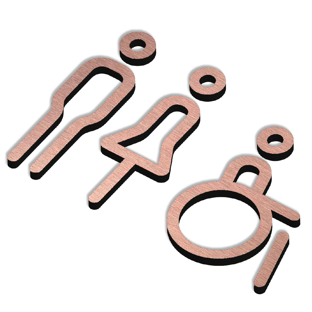 Netto Icon Range - Sign - Disabled, Male and Female