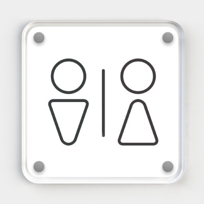 Icon Range - Male / Female Toilet Sign