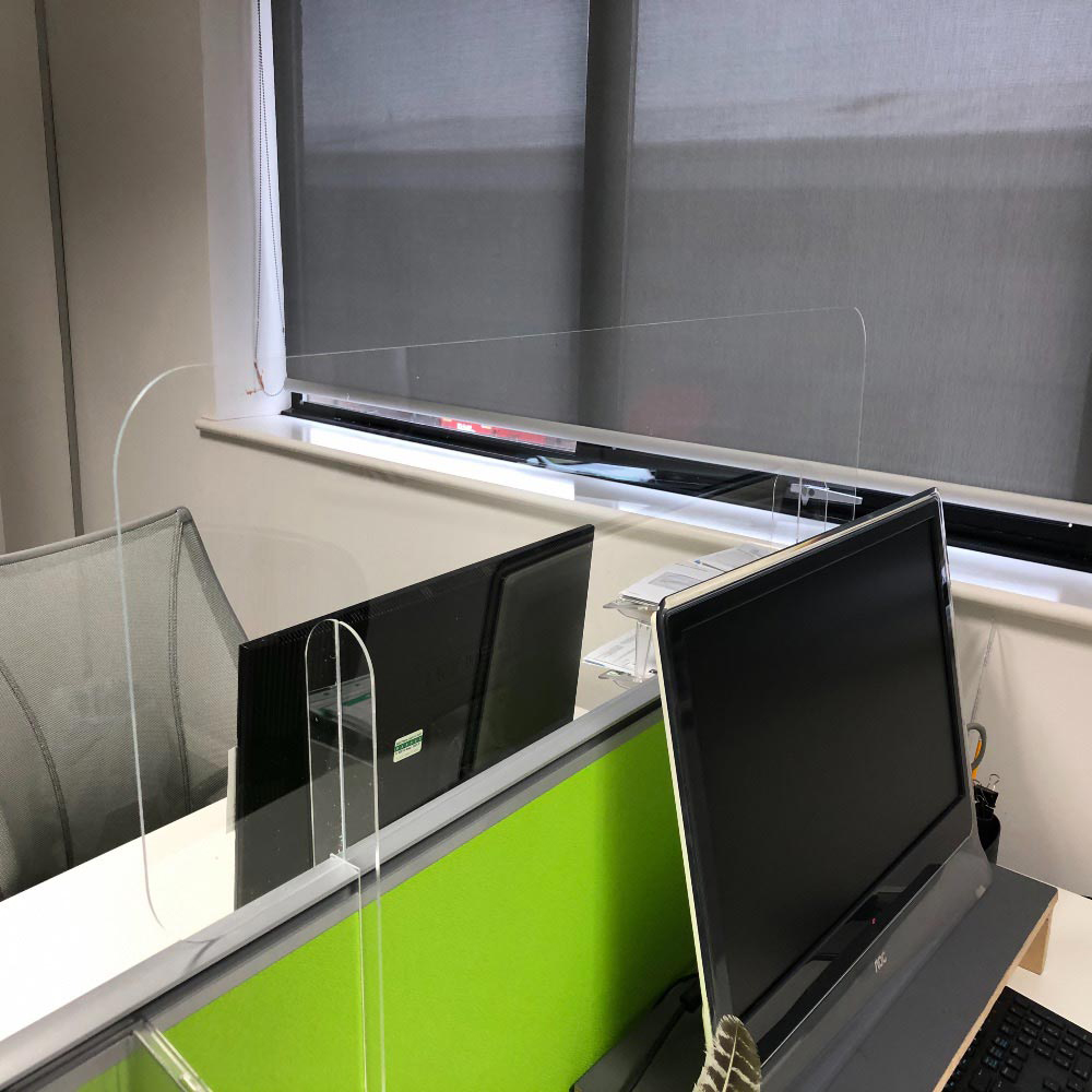 Desk Divider Partition Sneeze Screen Extension