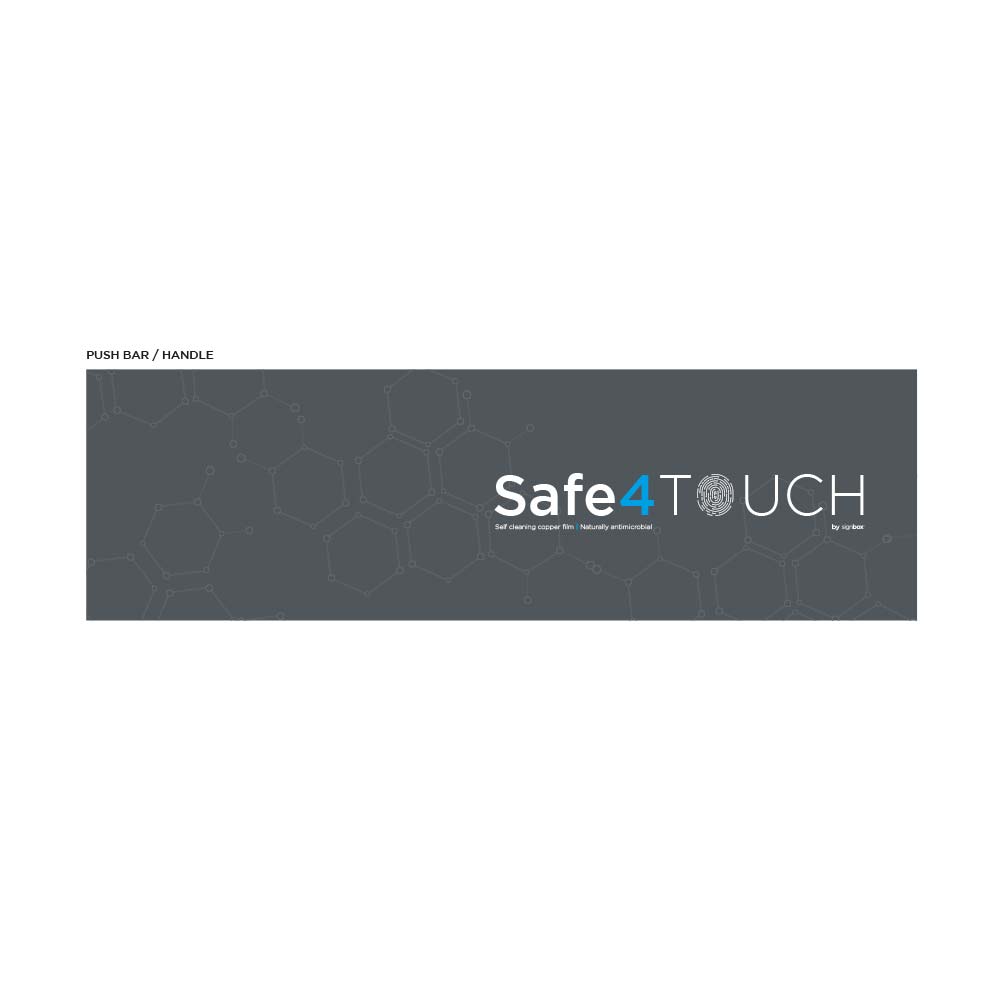 Safe4Touch Antimicrobial Touch Stickers
