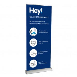 Single sided Popup Roller Banner