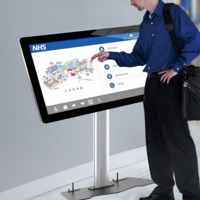 Digital Touch Screen Floor Stand